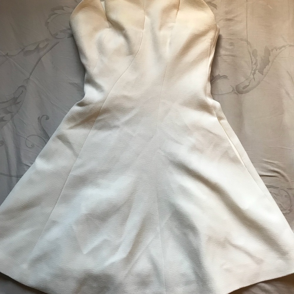 Strapless cream Dress